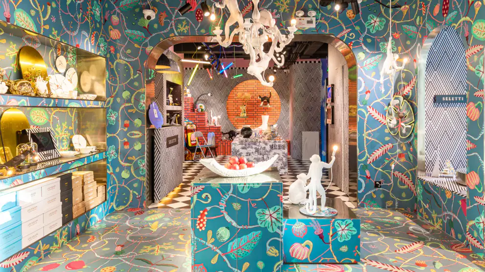 SELETTI · Shanghai Showroom — interior context